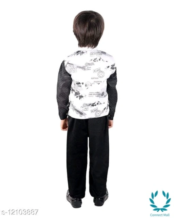 Boy's Ethnic Party Wear Shirt Waistcoat and Pant Set - 1-2 Years, Black, Aqua, Top Fabric Bottom Fabric : Polyster, Multipack :single Add-Ons:bow Tie